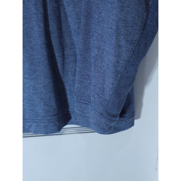 Johnston & Murphy Blue Quarter-Zip Pullover Sweater XXL Long Sleeve Mens Lightwe - Picture 10 of 11